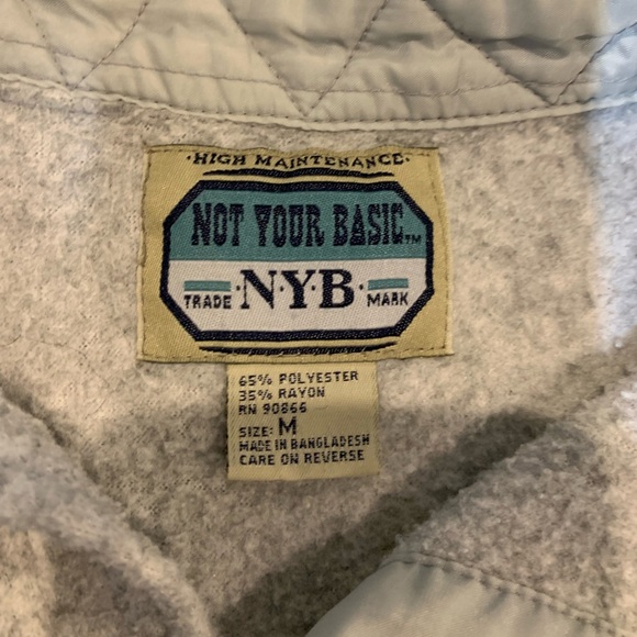 Vintage gray Shacket long sleeve size medium - Picture 2 of 9